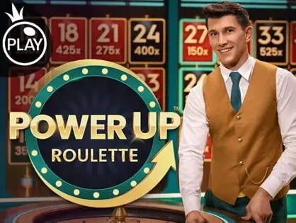 Power UP Roulette slot visual from Pragmatic Play available on towercasino.fyi